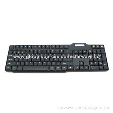 Hot Selling Computer Keyboard, Compatible with PS2 and USB Laptop